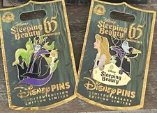 2024 Disney Maleficent Sleeping Beauty 65th Anniversary 2 Pin Lot picture