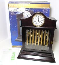 GRAND CHIME MANTLE CLOCK WORKING PLAYS 30 MELODIES picture