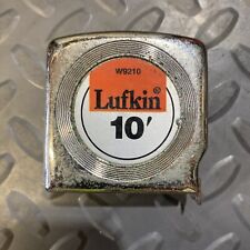 Vintage Original Lufkin 10 ft 10' W9210 Tape Measure w/ Clip, CLEAN Used picture