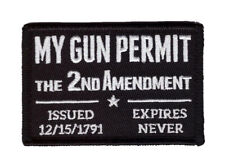 2nd Amendment My Gun Permit Morale Patch picture