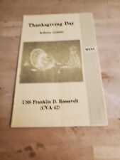 WARDROOM THANKSGIVING MENU: USS FRANKLIN D. ROOSEVELT: '60'S picture