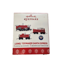 Hallmark Keepsake Lionel Toymaker Santa Express Miniature Ornaments 2017 QXM8115 picture