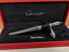CARTIER Louis Cartier Dandy Platinum Plated Limited Edition Fountain Pen picture
