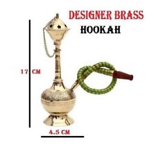 BRASS Design Hookah Set With Shisha Home Decorative Hukka & Smoking Pipe Hooka picture