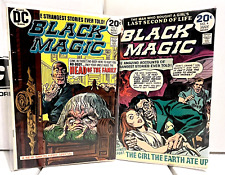 BLACK MAGIC #1 & 4 (DC 1973) JACK KIRBY MONSTERS  JOE SIMON  BRONZE AGE HORROR picture