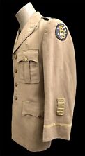 Original WWII AUSTRALIAN Made 5th Air Force Officer's Khaki Service Blouse (38R) picture