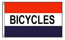 4 Pack 3x5 Bicycles Poly Flag Banner Brass Grommets-New picture