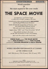THE SPACE MOVIE__Original 1979 Trade AD/ poster__RICHARD BRANSON_Virgin Galactic picture