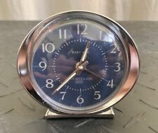 Vintage MCM Westclox Baby Ben Blue Wind Up Alarm Clock Tested Working picture
