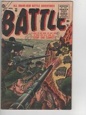Battle #43 VG- Atlas Marvel Stop the Tanks Gene Colan War Store Marking 1955 picture
