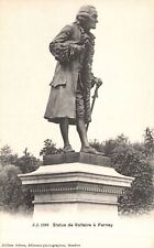 Statue De Voltaire A Ferney Statuary Ferney-Voltaire France Vintage Postcard picture