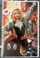 EDGE OF SPIDER-VERSE #1 SIGNED BY DERRICK CHEW VIRGIN VARIANT 1:100 RATIO picture