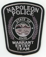 NAPOLEON OHIO OH Warrant Entry Team POLICE PATCH picture