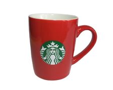 Starbucks 2021 Red 10 Oz Classic Mermaid Logo Coffee Cup Mug   picture