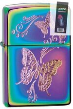 Zippo 28442 butterfly spectrum finish Lighter + FLINT PACK picture