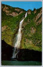 Postcard Set of Two Bridal Veil Falls Valdez Alaska     G 15 picture
