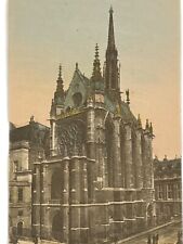 Atq Early 1900s Litho Postcard 42 Carte Postale Paris FR La Sainte Chapelle EUC picture