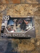 Lanard Royal Breeds Family Champion Silver Bay Blue Roan Friesian RB Horses Nib picture