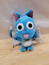 Fairy Tale Anime Plush Figure Blue Cat Manga Toy Wings Great Eastern picture