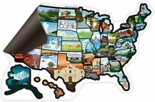 RV State Magnet United States -Travel Camper Map RV Includes 50 State Decal Stic picture
