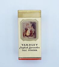 Yardley Talc Powder English Lavender Vintage Paper Box England UK New York 8 oz picture