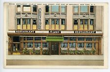 Antique New York NY Postcard Riggs' Restaurant 43-45-47 W 33rd St Divided Back picture