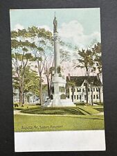 Postcard Augusta, Maine Soldiers Monument c1900’s R39 picture