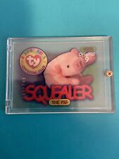 Ty Beanie Babies Squealer The Pig Trading Card - Silver 483/748 Rare picture