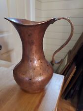 Antique Hammered Copper Pitcher  picture