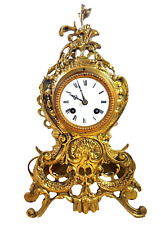Antique mantel clock bronze Kartell clock Paris 1844 Frédéric Japy París picture
