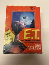 1982 TOPPS E.T. Extra Terrestrial Movie Trading Cards Wax Box 36 SEALED Packs picture