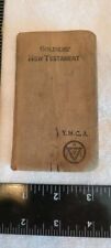 VINTAGE ANTIQUE WWI / WORLD WAR 1 US ARMY YMCA SOLDIER'S POCKET BIBLE - NICE  picture