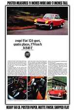 11x17 POSTER - 1968 Fiat 124 Sport Coupe France picture