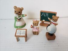 (A24) Vintage Homco Bears at School Set of 5 Teacher Students #1409 picture