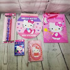 Sanrio Hello Kitty Lot 2013 Stickers Notebook Journal Pencils Cards Gift Bags picture