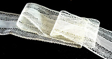 8½” Yards Vintage Antique Hand Made Lace Trim NWT  VV374 picture