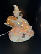 Lenox Halloween Occasions Witch Lighted Figurine In Box picture