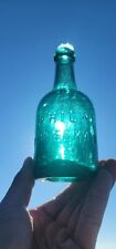1860's Emerald Handblown Philadelphia PA Porter Ale☆Old Deep Green OP Soda AS IS picture