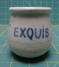 Antique Vintage Exquis Jar Made in France 3