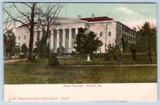 Pre-1907 NORFOLK VIRGINIA VA NAVAL HOSPITAL TUCKER HALL TRAYLOR ANTIQUE POSTCARD picture