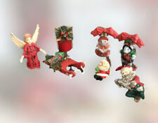 Cute Vintage Mixed Lot of 7 Christmas Ornaments picture