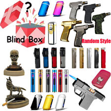Blind Box 1x Lighter Refillable Butane Torch Lighter Recharge Electric Lighter picture