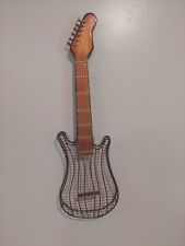 Wire Art Guitar Wall Decor Rustic Metal String Instrument 30
