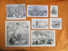 1885 Civil War Images Prints - Medical, Wounded, Field Hospital, Doctor, Nurse + picture