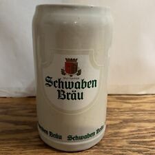 Vintage Schwaben Brau German Beer Mug Stein Stuttgarter  1 Liter Stoneware picture