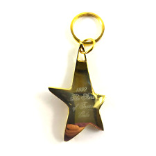 1999 The Stars Of Texas Gala Keychain Gold Tone Star picture