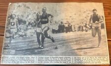 1936 Olympic Berlin Games Tryouts Jesse Owens WINNER Newspaper Clipping picture