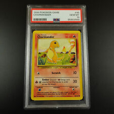 PSA 10 Charmander 46/102 Base Set 1999 Non Holo Graded Pokemon Card picture