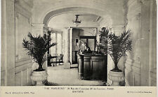 RPPC PARIS - Hotel Interior Postcard - The Marlboro - Carte Postale picture