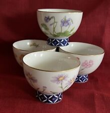 Kyoto Imperial Porcelain Set Of 4 Small Rice Bowls / Large Teacups/ Tea Bowls picture